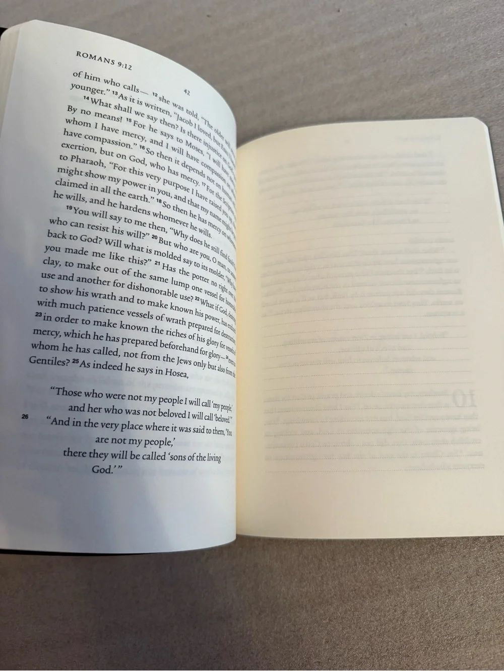 New Book of Romans Scripture Journal